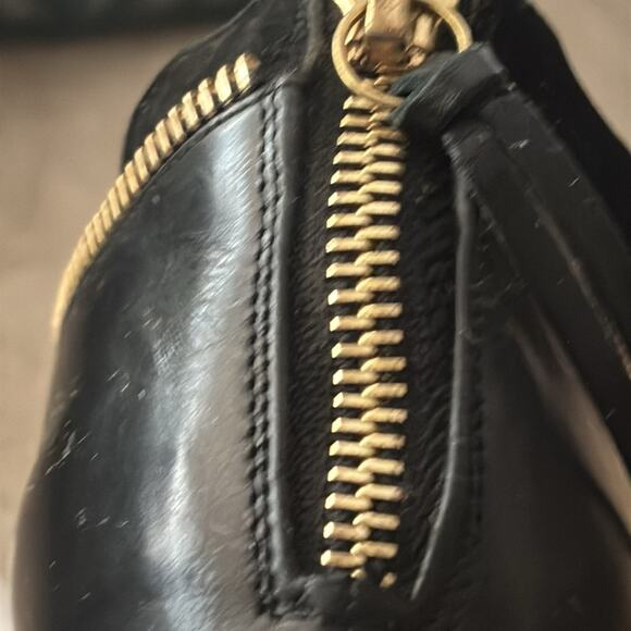 Christian Louboutin Col Zippe Boots Black Leather Stiletto Zip Boots Size 37.5 - Picture 13 of 15